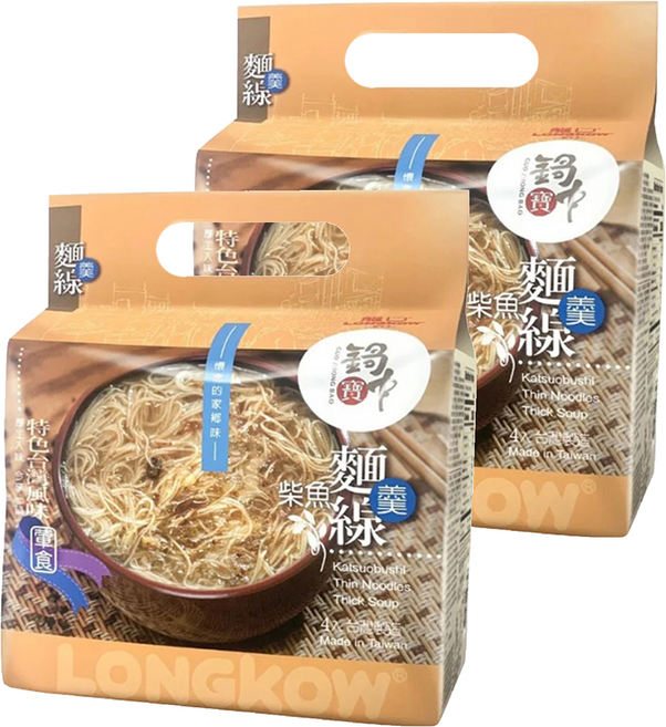 龍口 鍋中寶柴魚麵線羹 72g, 8包