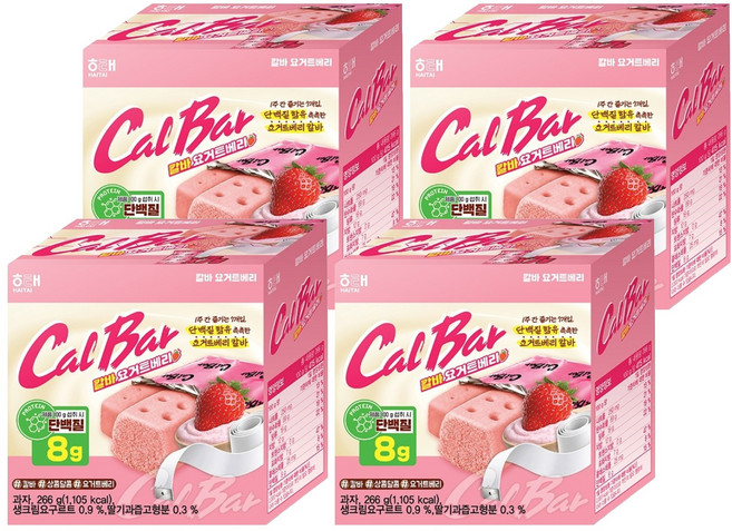 HAITAI 海太 Calorie Balance 優格莓果 7入, 266g, 4個