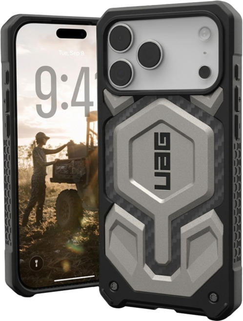 UAG 磁吸頂級版 智慧型手機 保護殼 iPhone 17 Pro Max 耐衝擊 鈦金色 原廠保固1年