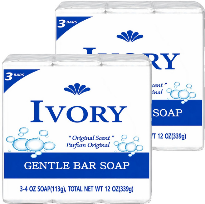 IVORY 經典香皂, 113g, 6個