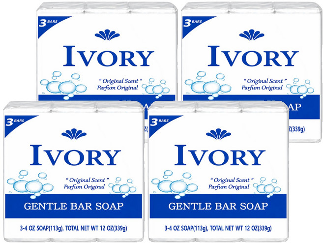 IVORY 原味香皂, 113g, 12入