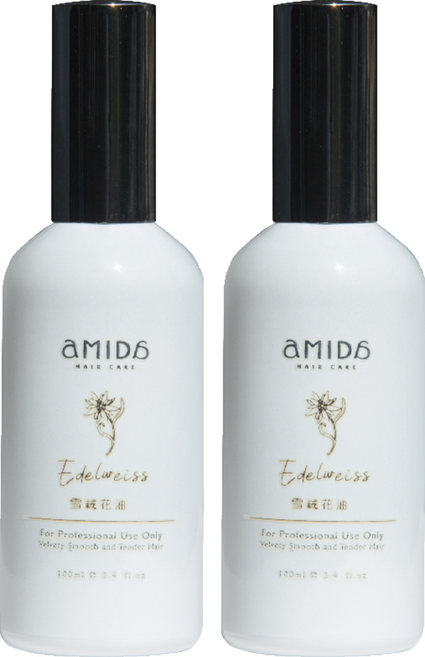 aMIDa 阿蜜達 雪絨花護髮油, 2瓶, 100ml