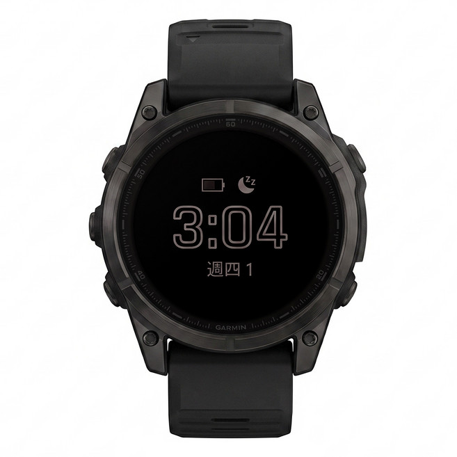 GARMIN fenix 8 AMOLED 全方位戶外進階GPS智慧腕錶, 石墨灰, 1.4吋, GPS + 藍牙