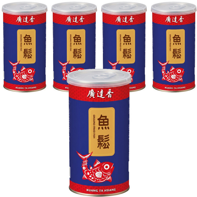廣達香 魚鬆, 250g, 5罐