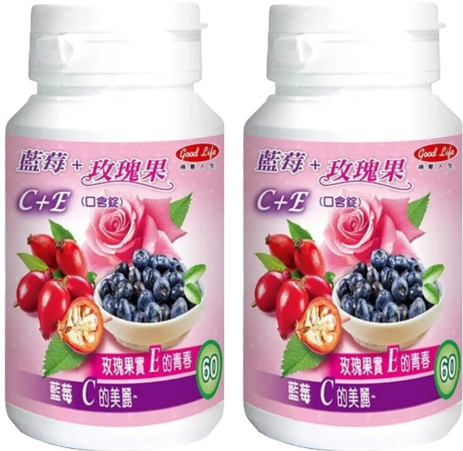 good Life 得意人生 青春美妍口含錠, 60顆, 2罐