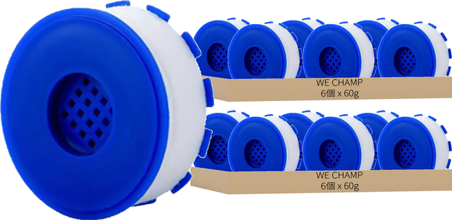 WE CHAMP 水龍頭濾/節水器扁形濾芯 60g 6個, WTB-809, 2組