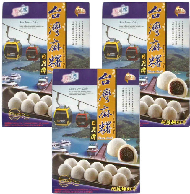 YUKI&LOVE 雪之戀 台灣麻糬 阿蕯姆紅茶, 300g, 3盒