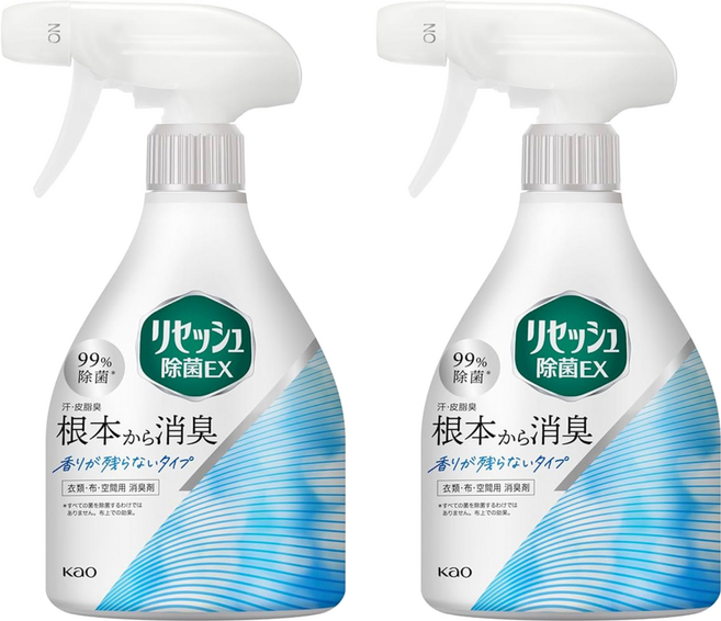 Kao 花王 Resesh 布製品消臭抑菌芳香噴霧, 370ml, 2瓶