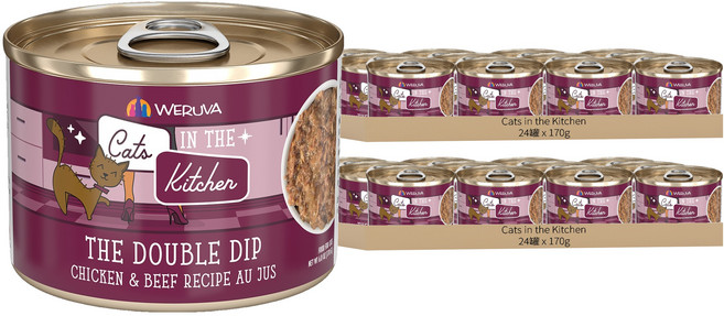 Cats in the Kitchen 貓罐, 曼哈頓雞牛雙拼, 170g, 48罐