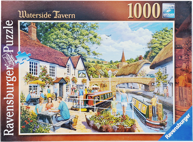 Ravensburger 維寶 水邊酒館拼圖, 1000片, 水邊酒館, 1盒