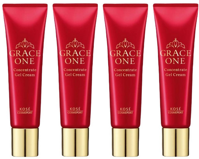 KOSE 高絲 GRACE ONE 極上活妍 台灣公司貨 特濃彈力局部修護凝霜, 30g, 4條