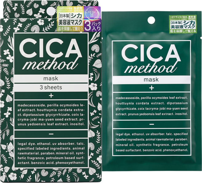 COGIT CICA method 面膜, 3片, 1組