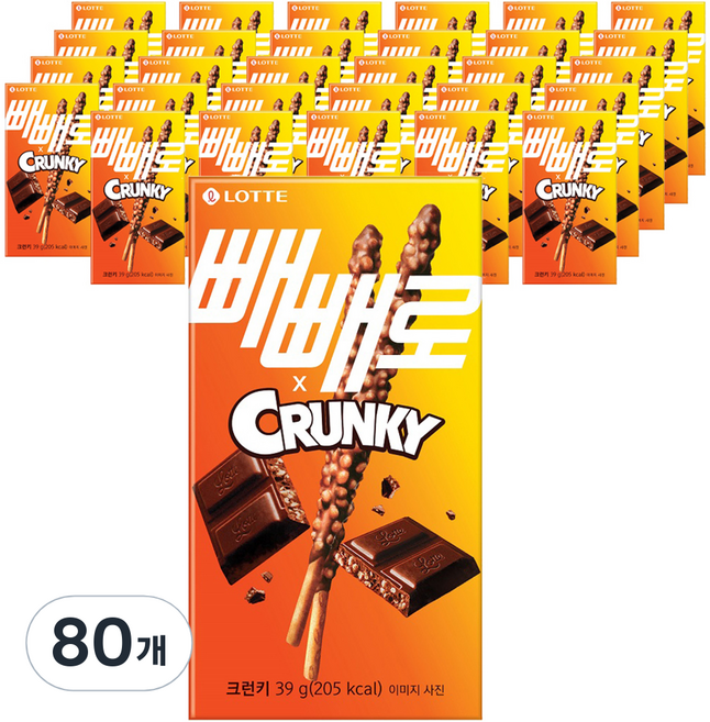 PEPERO 香脆, 39g, 80個