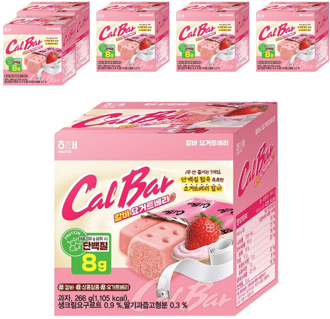 HAITAI 海太 Calorie Balance 優格莓果 7入, 266g, 6個
