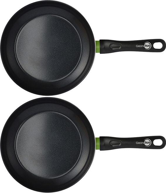 GREEN PAN 電磁爐適用Diamond Explore系列單柄不沾平底鍋, 2個, 24cm