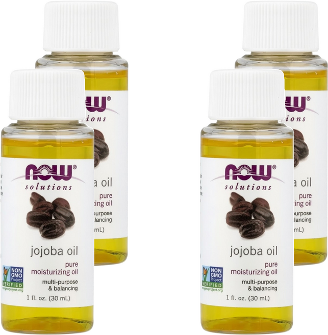 NOW Foods 純荷荷巴保濕油, 30ml, 4瓶