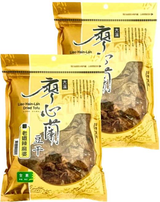 大溪廖心蘭豆干, 400g, 2包
