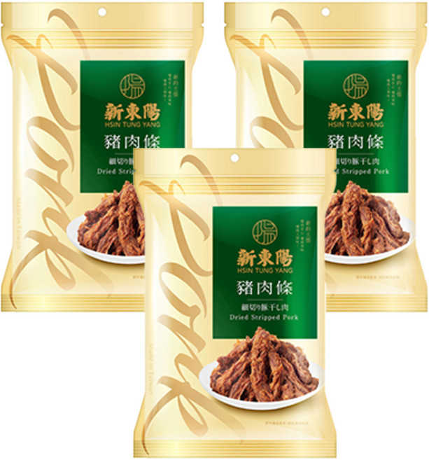 新東陽 豬肉條, 210g, 3包