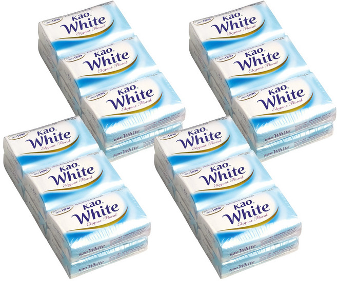 Kao 花王 White 台灣公司貨 香皂 優雅花香, 130g, 24個