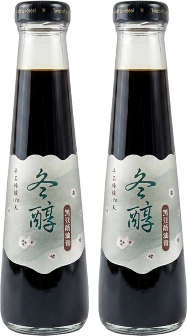大同醬油 冬醇黑豆蔭油膏, 220g, 2瓶