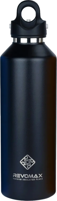 REVOMAX 銳弗 不鏽鋼秒開保溫瓶, 黑色, 592ml, 1個
