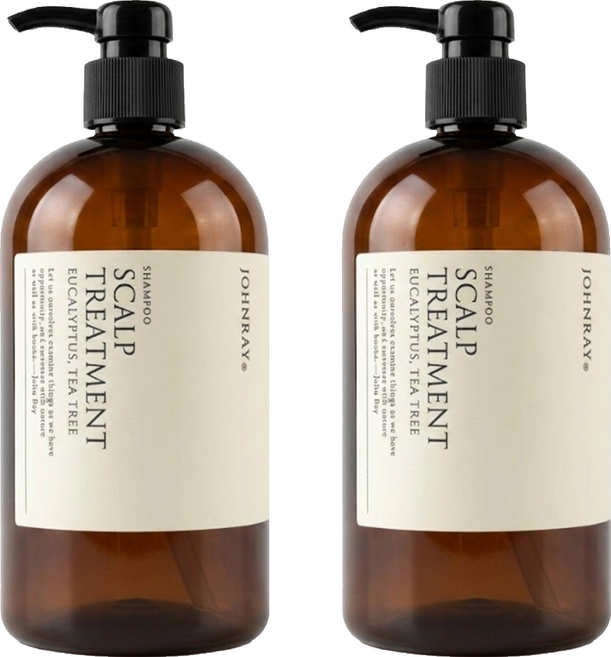 JOHNRAY 約翰森林 洗髮精 茶樹, 2個, 500ml