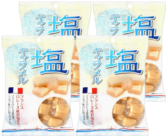 宮田製菓 鹽味牛奶糖, 260g, 4袋