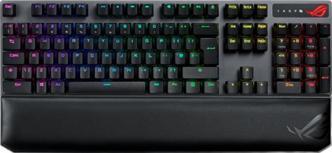 ASUS 華碩 ROG Scope NX WL DX Wireless 鍵盤 PBT 青軸 背光 黑色 XA09