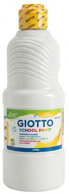 義大利 GIOTTO 可洗式兒童顏料, 500ml, 1色