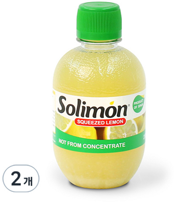 스퀴즈드 레몬즙, 280ml, 2瓶