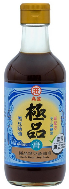 丸莊醬油 極品黑豆蔭油膏, 350g, 1瓶