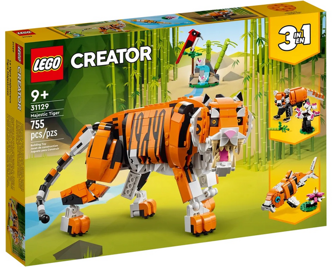 LEGO 31129 創意百變3合1系列 猛虎 Majestic Tiger, 1盒