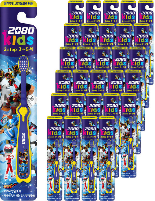 2080 兒童Tobot V 2階段幼兒牙刷, 隨機出貨, 60個
