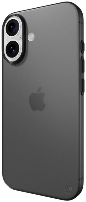 0.35 手機殼 iPhone 16 極輕薄 透黑色 1個