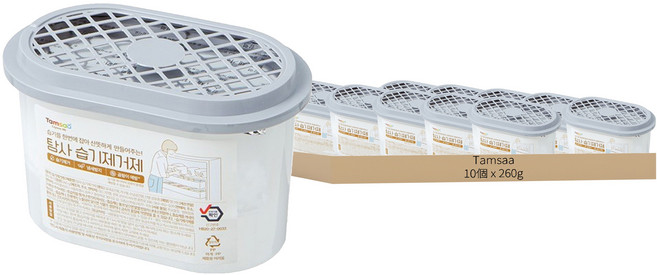 TAMSAA 除濕劑, 260g, 10個