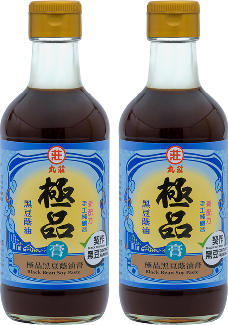 丸莊醬油 極品黑豆蔭油膏, 350g, 2瓶