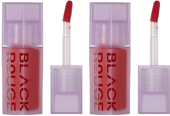 BLACK ROUGE Double Layer絲絨唇釉, DL11 Dada chilli, 4.1g, 2個