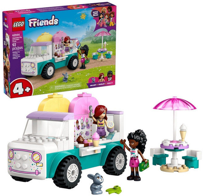 LEGO 42644 friends 心湖城冰淇淋車, 1盒