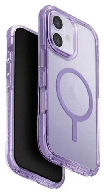 UNIQ Combat iPhone 保護殼 iPhone 17 四角強化 軍規 防摔 三料 MagSafe 紫色 1個