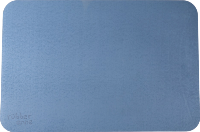 rubber anne 瞬吸 軟式珪藻土吸水地墊 進階版, 海洋藍, 1個