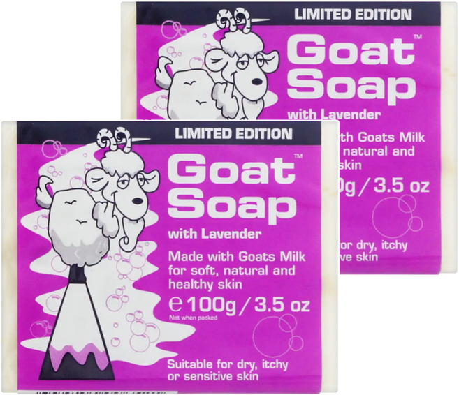 澳洲 Goat 台灣公司貨 Soap 澳洲羊乳皂 薰衣草, 100g, 2個