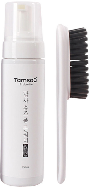 Tamsaa 鞋用泡沫清潔劑 附刷具, 200ml, 1組