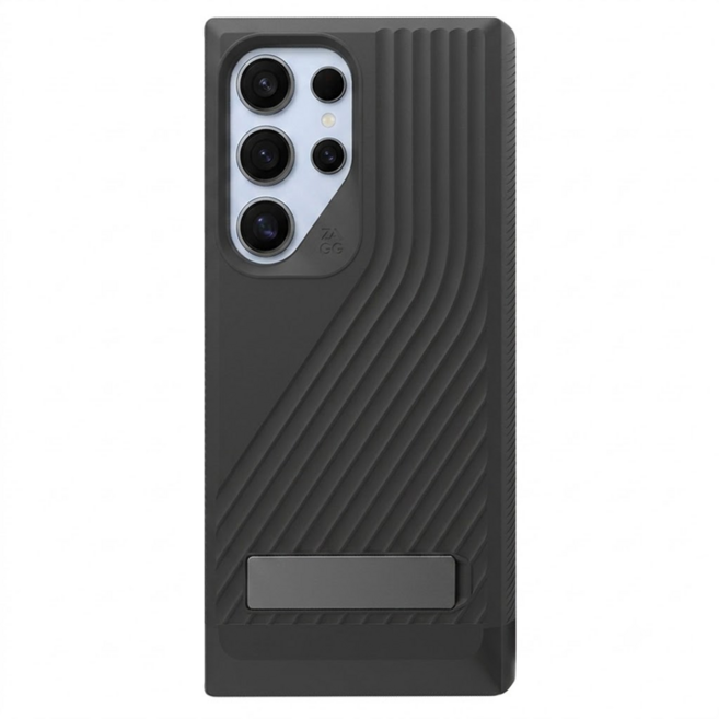 ZAGG 迪納利 手機 保護殼 Samsung Galaxy S24 Ultra 石墨烯 支架 磁吸 黑色