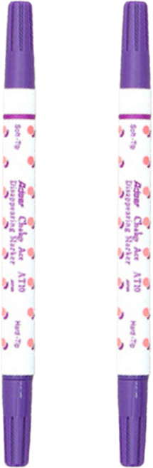 Kohas ID 日製雙頭氣化性水性筆, 紫色, 2個
