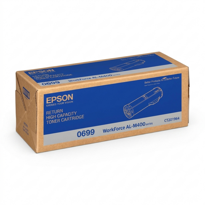 EPSON 原廠高容量碳粉匣列印張數 23700張 0699 C13S050699 M400, 黑色, 1個
