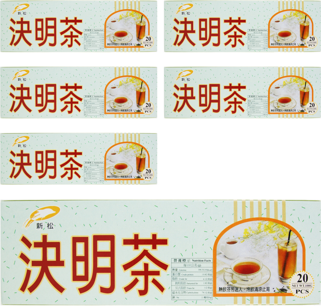 新松 正逢決明茶, 20包, 6盒, 5g