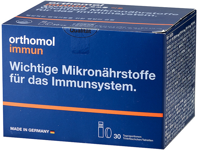 orthomol Immun綜合維他命液 + 錠, 1盒, 30回