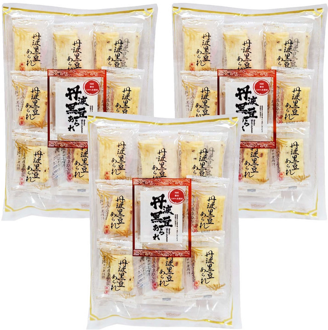 丹波黑大豆米果, 50g, 3袋