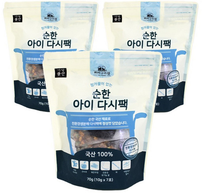 Petit Gourmand 小魚乾高湯包 7包入, 70g, 3袋