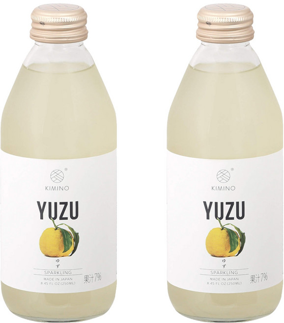 KIMINO 四國柚子氣泡飲, 2個, 250ml